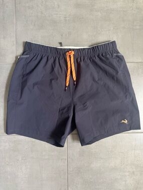 Tracksmith Overland Trail shorts Men’s medium slate gray 5” lined running hiking